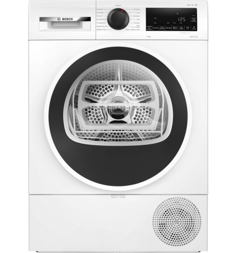 Bosch Serie 6 WQG243D8IT Asciugatrice a pompa di calore 9 kg Bianco