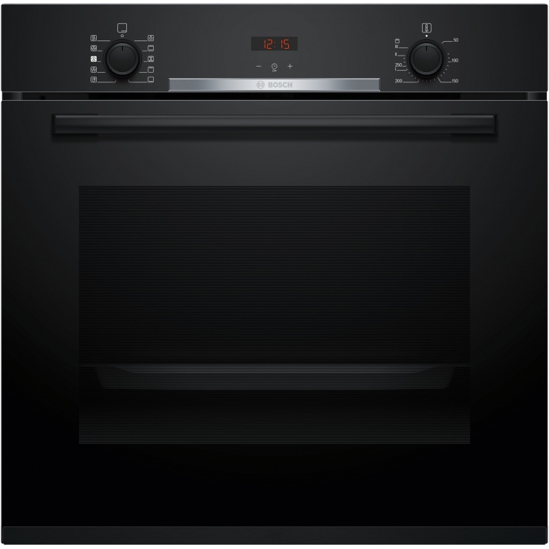 Bosch Serie 4 , Forno con vapore da incasso, 60 x 60 cm, Nero HQA334EB4