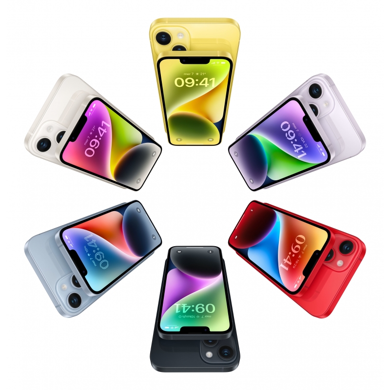 Apple iPhone 14 Plus 17 cm (6.7") Double SIM iOS 17 5G 256 Go Jaune