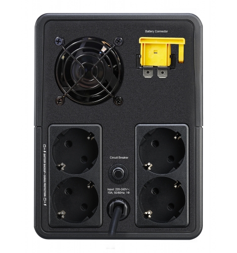 APC Easy UPS Unterbrechungsfreie Stromversorgung (USV) Line-Interaktiv 2,2 kVA 1200 W 4 AC-Ausgänge