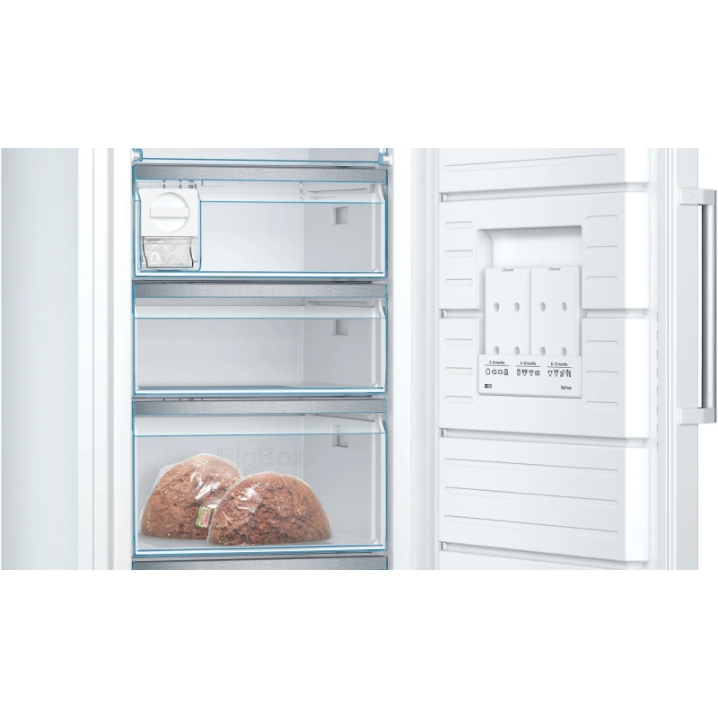 Bosch Serie 6 GSN54AWDV Congelatore Verticale da libera installazione 176 x 70 cm Bianco Classe D