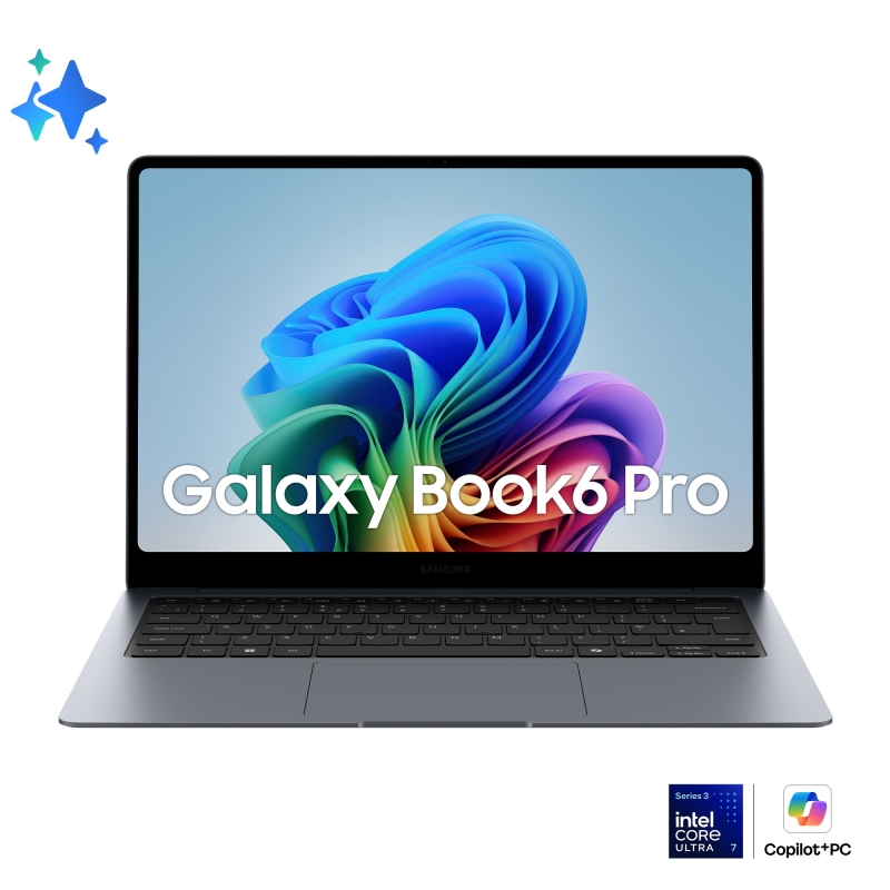 Samsung Galaxy Book6 Pro (14", Ultra 7 356H, 32GB), Copilot+PC, lntel® Core™ Ultra 7 processor 356H, 1TB, Portatile, Batteria
