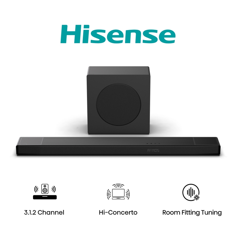 Hisense AX3120Q Nero 3.1.2 canali 440 W