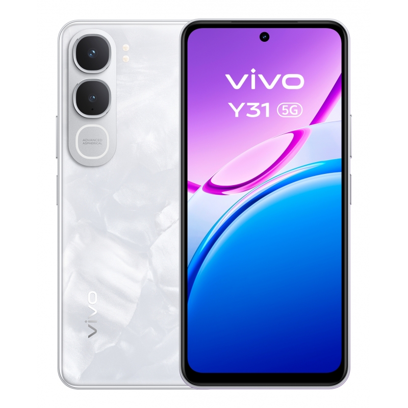 VIVO Y31 5G 17,1 cm (6.72") Android 15 USB Typ-C 6 GB 256 GB 6500 mAh Weiß