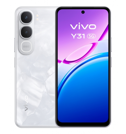 VIVO Y31 5G 17,1 cm (6.72") Android 15 USB Typ-C 6 GB 256 GB 6500 mAh Weiß