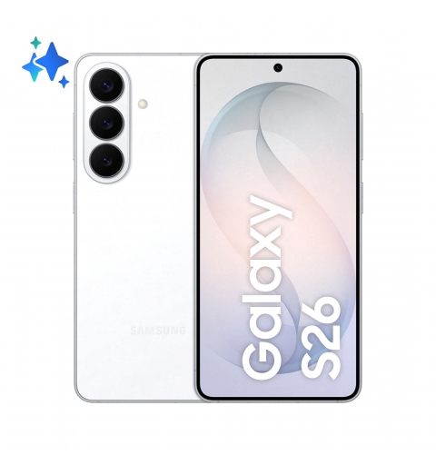 Samsung Galaxy S26 16 cm (6.3") Double SIM Android 16.0 5G USB Type-C 12 Go 512 Go 4300 mAh Blanc