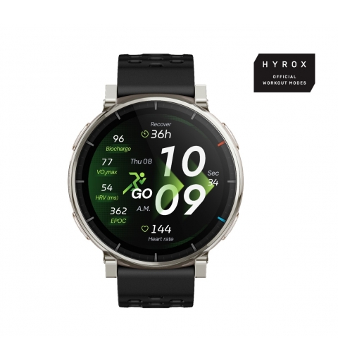 Amazfit Active 3 3,35 cm (1.32") AMOLED Digital 466 x 466 Pixel Touchscreen Gold GPS