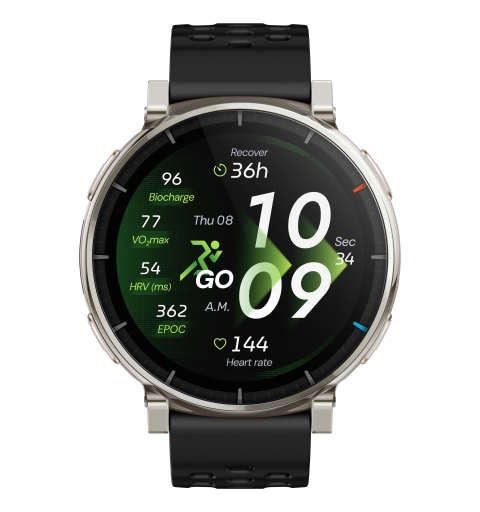 Amazfit Active 3 3,35 cm (1.32") AMOLED Digital 466 x 466 Pixel Touchscreen Gold GPS