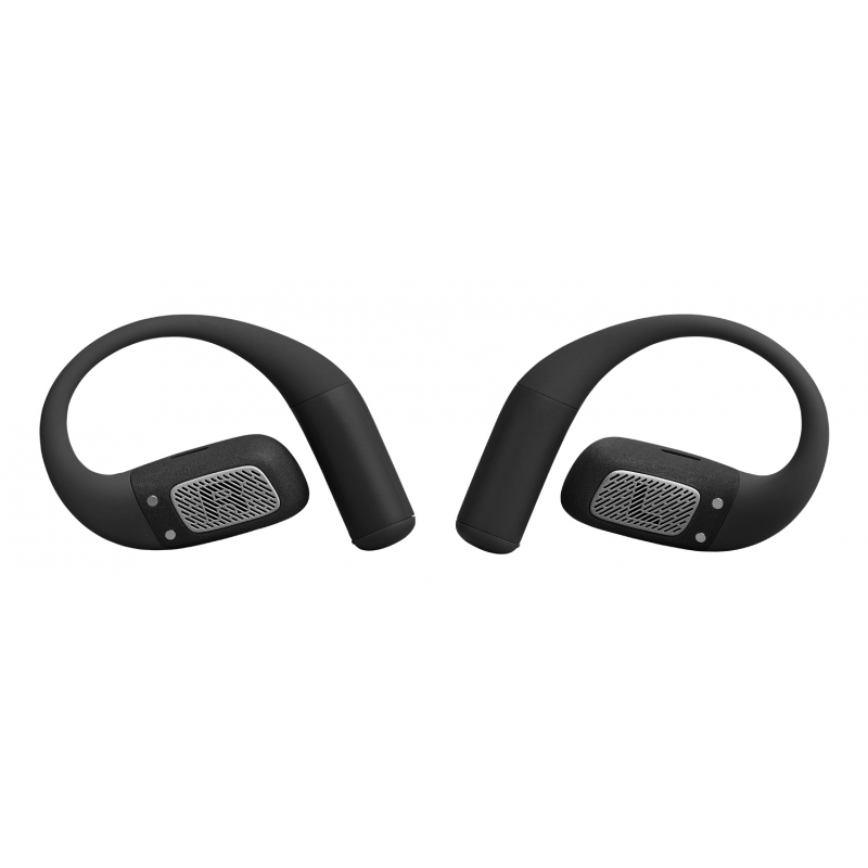 JBL Endurance Zone Cuffie Sportive Open-Ear True Wireless con Archetto Ergonomico, colore Nero e grigio