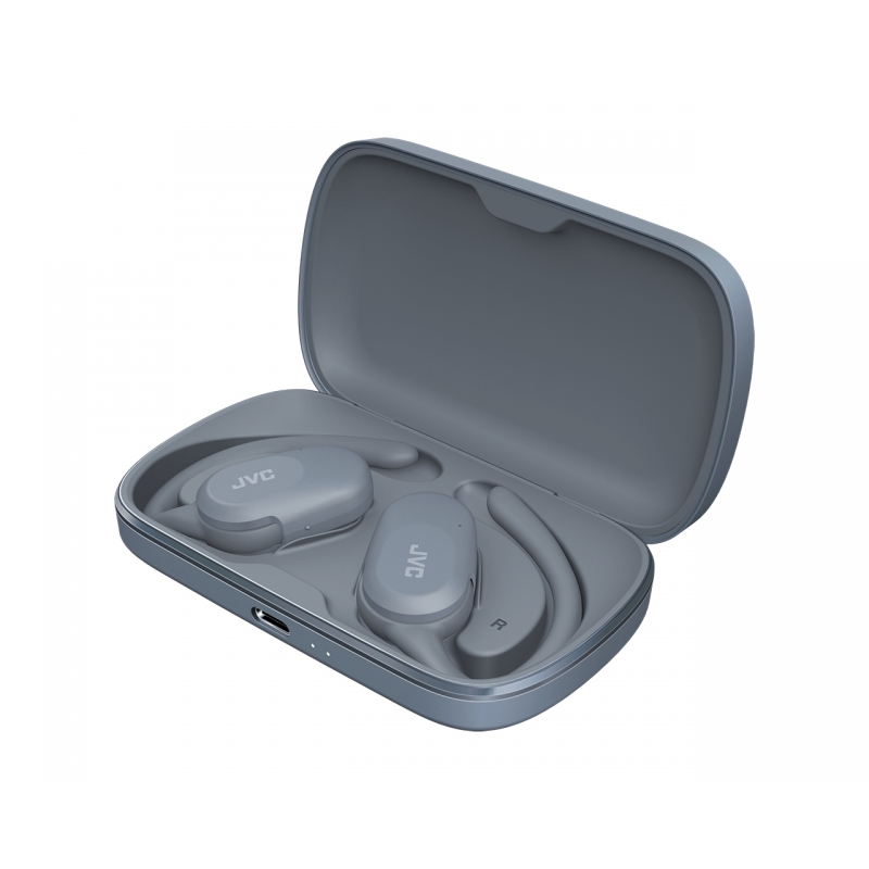 JVC HA-NP40T Headset True Wireless Stereo (TWS) Ear-hook, In-ear Calls Music Bluetooth Grey