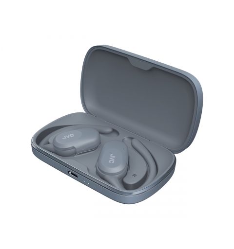 JVC HA-NP40T Casque True Wireless Stereo (TWS) Crochets auriculaires, Ecouteurs Appels Musique Bluetooth Gris