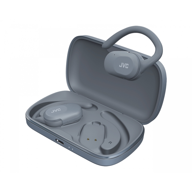 JVC HA-NP40T Headset True Wireless Stereo (TWS) Ear-hook, In-ear Calls Music Bluetooth Grey
