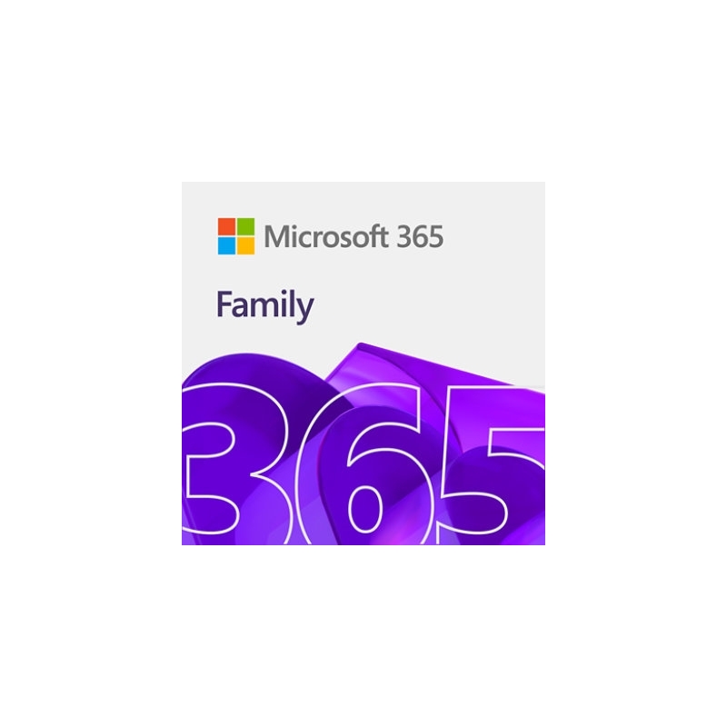 Microsoft Office 365 Family Office suite 1 licencia(s) Plurilingüe 1 año(s)