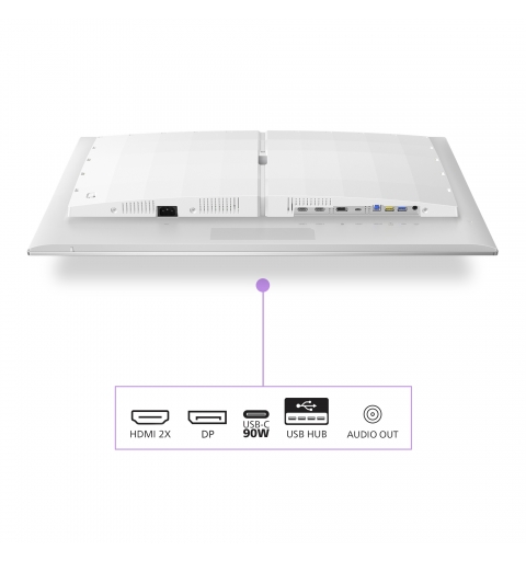 Philips Evnia 8000 32M2N8900 00 écran plat de PC 80 cm (31.5") 3840 x 2160 pixels 4K Ultra HD QD-OLED Blanc