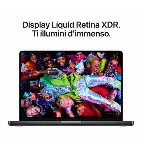 Apple MacBook Pro 14-inch M5 Pro chip with 15‑core CPU and 16‑core GPU, 24GB, 1TB SSD - Space Black