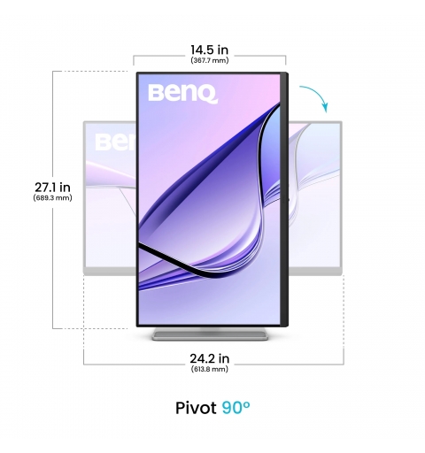 BenQ MA270UP Monitor PC 68,6 cm (27") 3840 x 2160 Pixel 4K Ultra HD Bianco