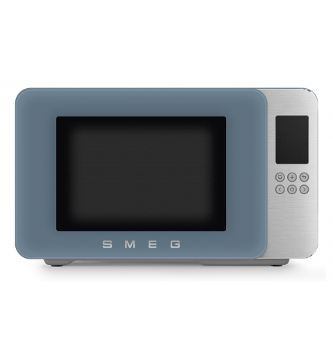 Smeg MOC01SBMEU forno a microonde Blu Microonde con grill Superficie piana 29 L 1450 W