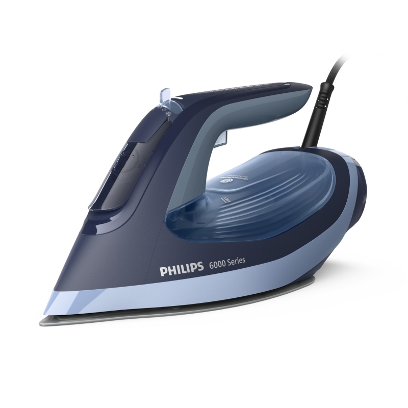 Philips 6000 series DST6120 20 Bügeleisen Dampfbügeleisen SteamGlide Plus-Sohle 2600 W Blau