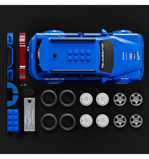 Mattel Brick Shop Hot Wheels-Coffret de Construction Audi Avant RS2