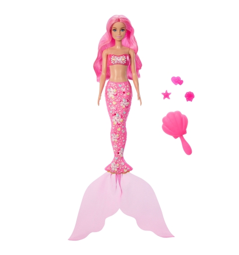 Barbie Color Reveal Mermaid Series Doll & Accessories with 6 Surprises (Styles May Vary)