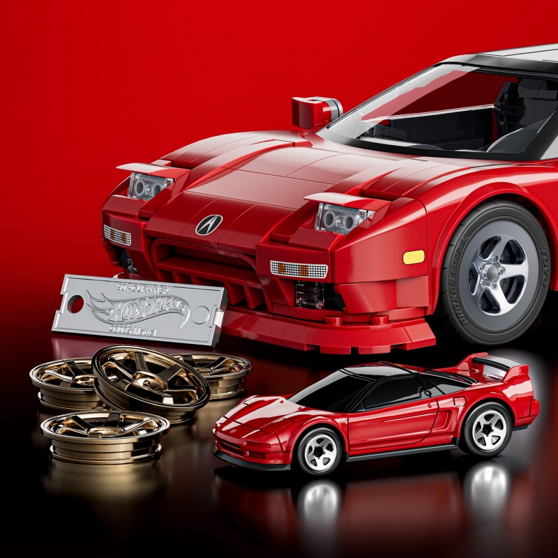Hot Wheels - Coffret de Construction NSX Acura des Années 90 - Mattel
