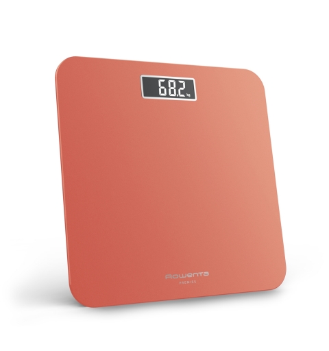 Rowenta Premiss BS1803V0 Personenwaage Quadratisch Orange Elektronische Personenwaage