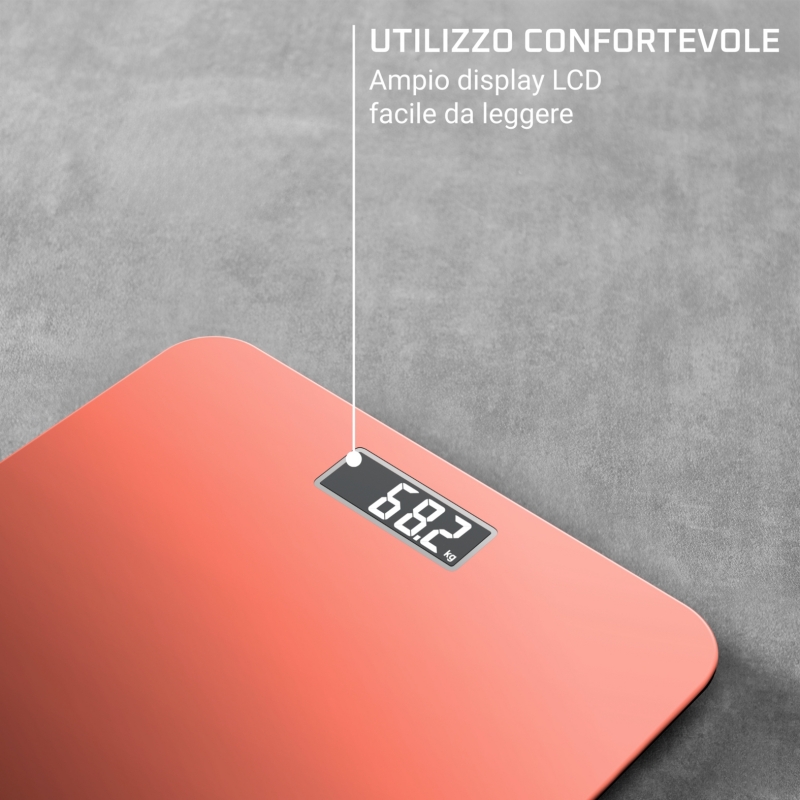 Rowenta Premiss BS1803V0 balance Carré Orange Pèse-personne électronique