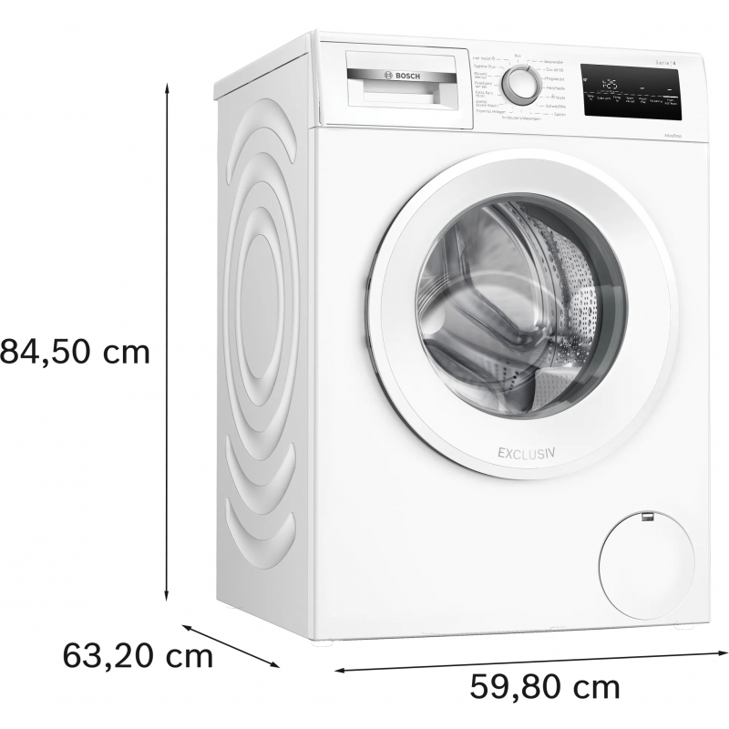 Bosch Serie 4 WAN2829E washing machine Front-load 8 kg 1400 RPM White