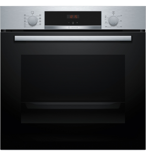 Bosch Serie 4 HBA534BS3 horno 71 L 3400 W Negro, Acero inoxidable
