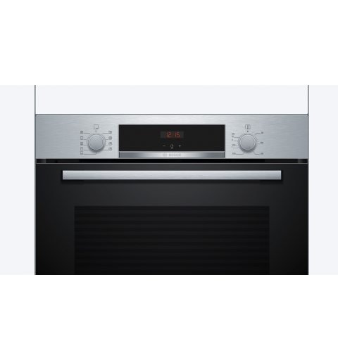 Bosch Serie 4 HBA534BS3 Backofen 71 l 3400 W Schwarz, Edelstahl