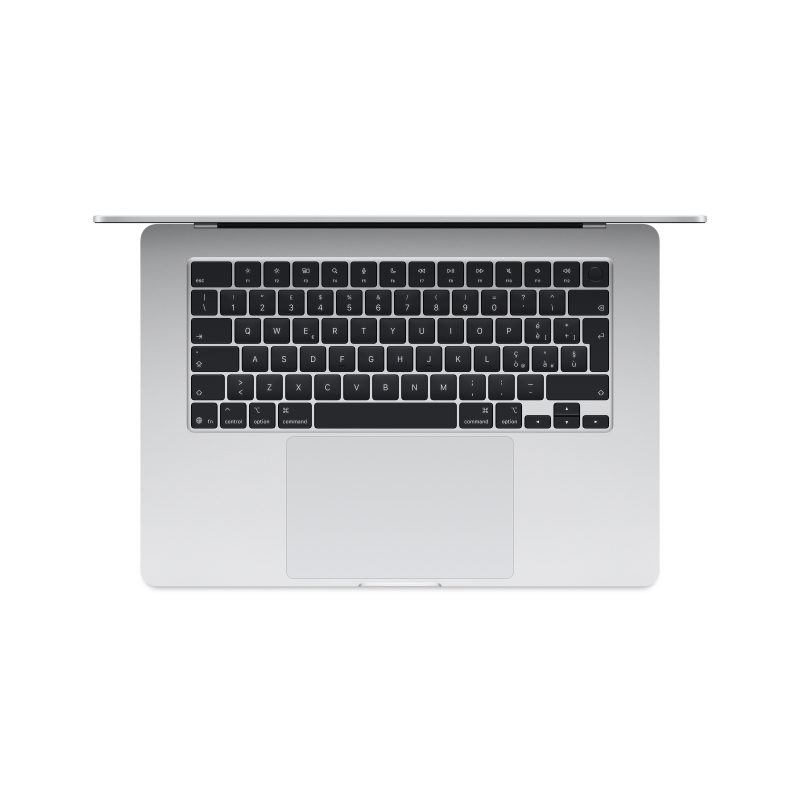Apple MacBook Air Apple M M5 Laptop 38,9 cm (15.3") 16 GB 512 GB SSD Wi-Fi 7 (802.11be) macOS Tahoe Silber
