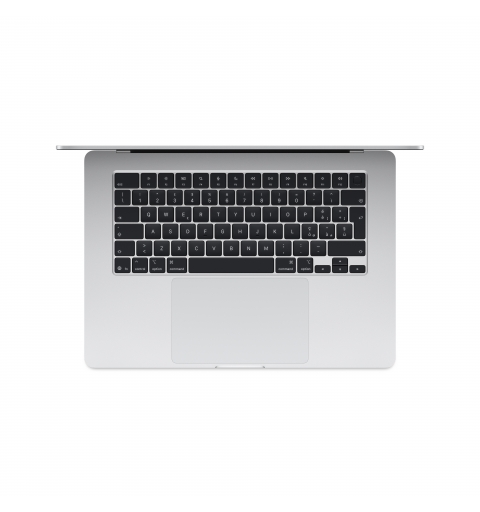 Apple MacBook Air Apple M M5 Laptop 38,9 cm (15.3") 16 GB 512 GB SSD Wi-Fi 7 (802.11be) macOS Tahoe Silber