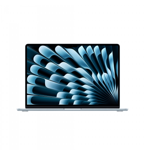 Apple MacBook Air 15-inch M5 chip with 10‑core CPU and 10‑core GPU, 16GB, 512GB SSD - Sky Blue