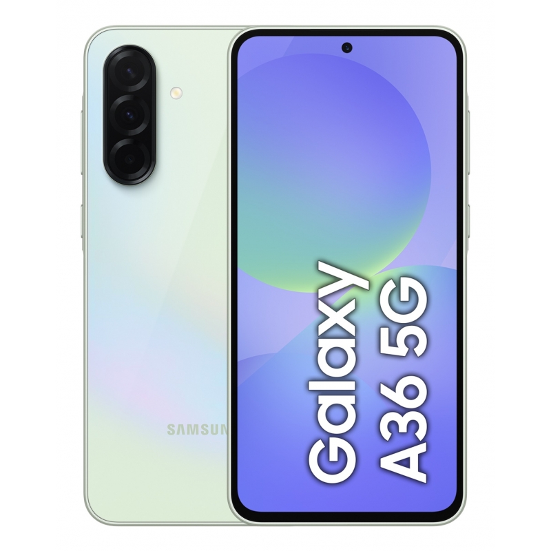 Samsung Galaxy A36 5G 17 cm (6.7") Double SIM Android 15 USB Type-C 8 Go 256 Go 5000 mAh Citron vert