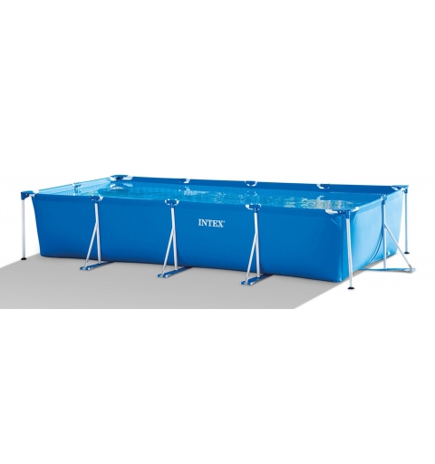 Intex 28273NP Aufstellpool Gerahmter Pool Rechteckig 7127 l Blau
