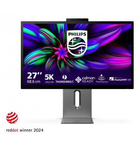 Philips Brilliance 27E3U7903 00 computer monitor 68.6 cm (27") 5120 x 2880 pixels 5K Ultra HD LCD Grey