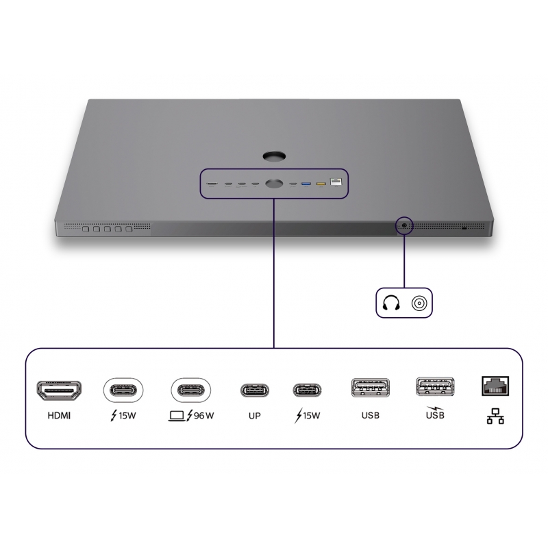 Philips Brilliance 27E3U7903 00 pantalla para PC 68,6 cm (27") 5120 x 2880 Pixeles 5K Ultra HD LCD Gris