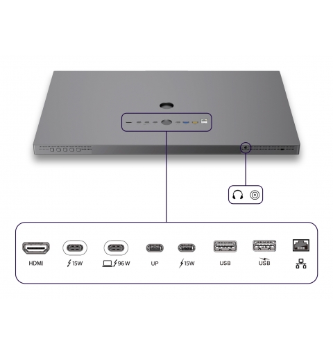 Philips Brilliance 27E3U7903 00 écran plat de PC 68,6 cm (27") 5120 x 2880 pixels 5K Ultra HD LCD Gris