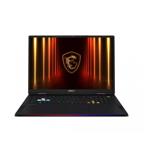 MSI Raider 18 HX AI A2XWIG-229IT Intel Core Ultra 9 285HX Laptop 45,7 cm (18") UHD+ 64 GB DDR5-SDRAM 4 TB SSD NVIDIA GeForce