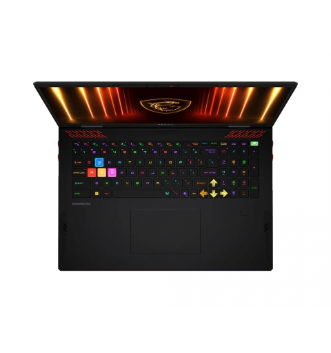 MSI Raider 18 HX AI A2XWIG-229IT Intel Core Ultra 9 285HX Laptop 45,7 cm (18") UHD+ 64 GB DDR5-SDRAM 4 TB SSD NVIDIA GeForce