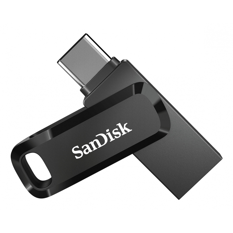 SanDisk Ultra Dual Drive USB-Stick 128 GB USB Type-A USB Type-C 3.2 Gen 1 (3.1 Gen 1) Schwarz, Silber