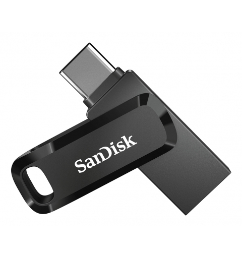 SanDisk Ultra Dual Drive lecteur USB flash 128 Go USB Type-A USB Type-C 3.2 Gen 1 (3.1 Gen 1) Noir, Argent