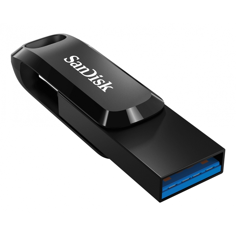 SanDisk Ultra Dual Drive USB-Stick 128 GB USB Type-A USB Type-C 3.2 Gen 1 (3.1 Gen 1) Schwarz, Silber