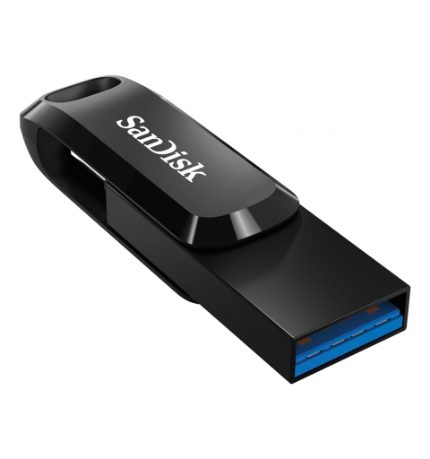 SanDisk Ultra Dual Drive unità flash USB 128 GB USB Type-A USB Type-C 3.2 Gen 1 (3.1 Gen 1) Nero, Argento