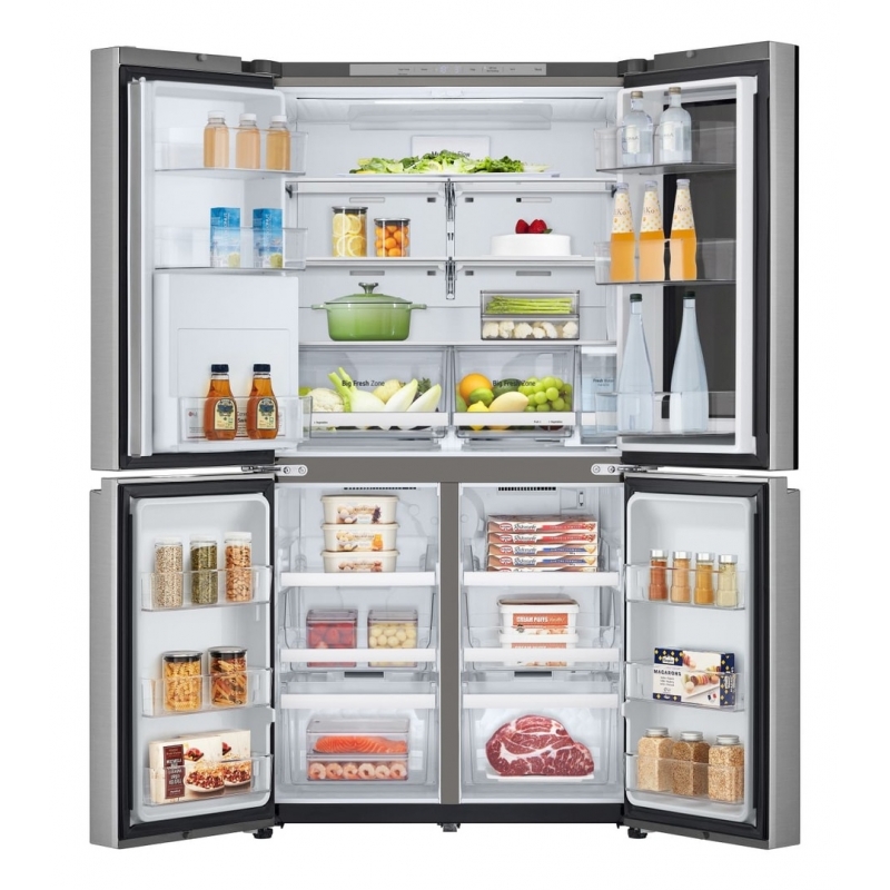 LG InstaView GMK961PY5E side-by-side refrigerator Freestanding 646 L Silver