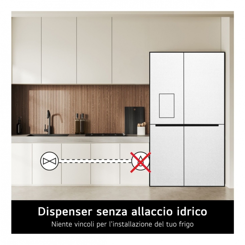 LG InstaView GMK961PY5E nevera puerta lado a lado Independiente 646 L Plata