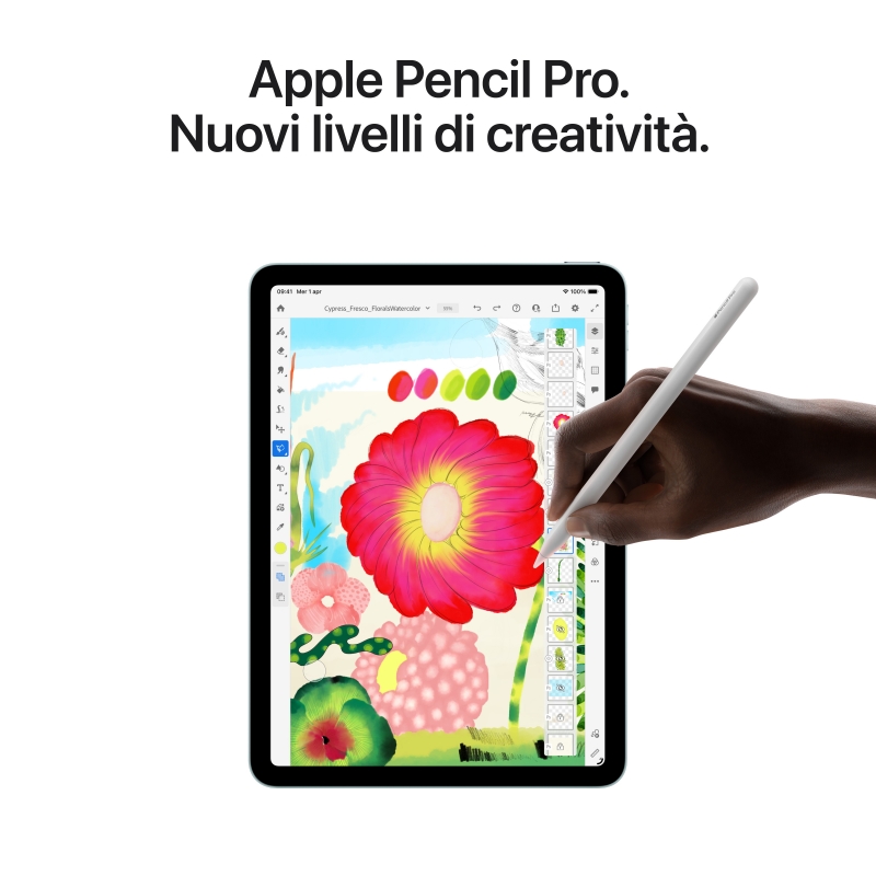 Apple iPad Air 5G Apple M LTE-TDD & LTE-FDD 256 Go 33 cm (13") 12 Go Wi-Fi 7 (802.11be) iPadOS 26 Gris
