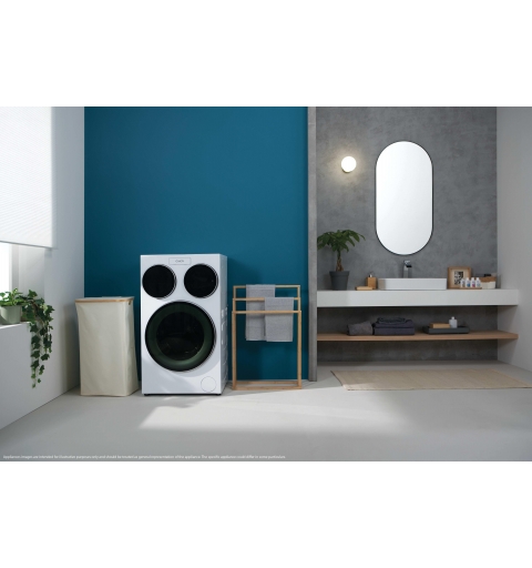 Candy Lavatrice MultiWash a carica frontale, 3 oblò, Libera installazione, 10 kg + 1kg + 1kg, 1400 RPM, Classe A, Bianco, L x P