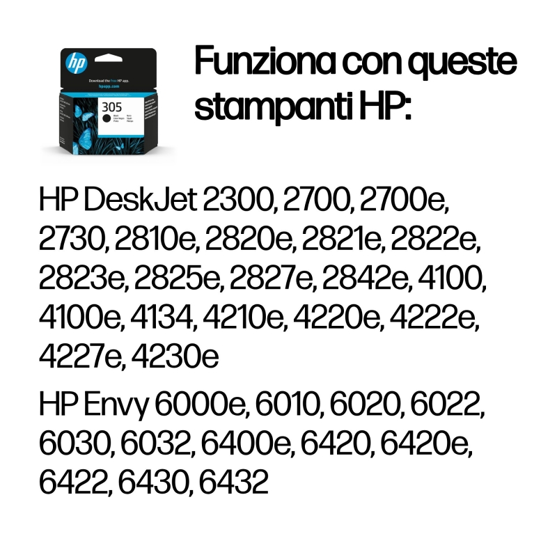 HP 305 Black Original Ink Cartridge