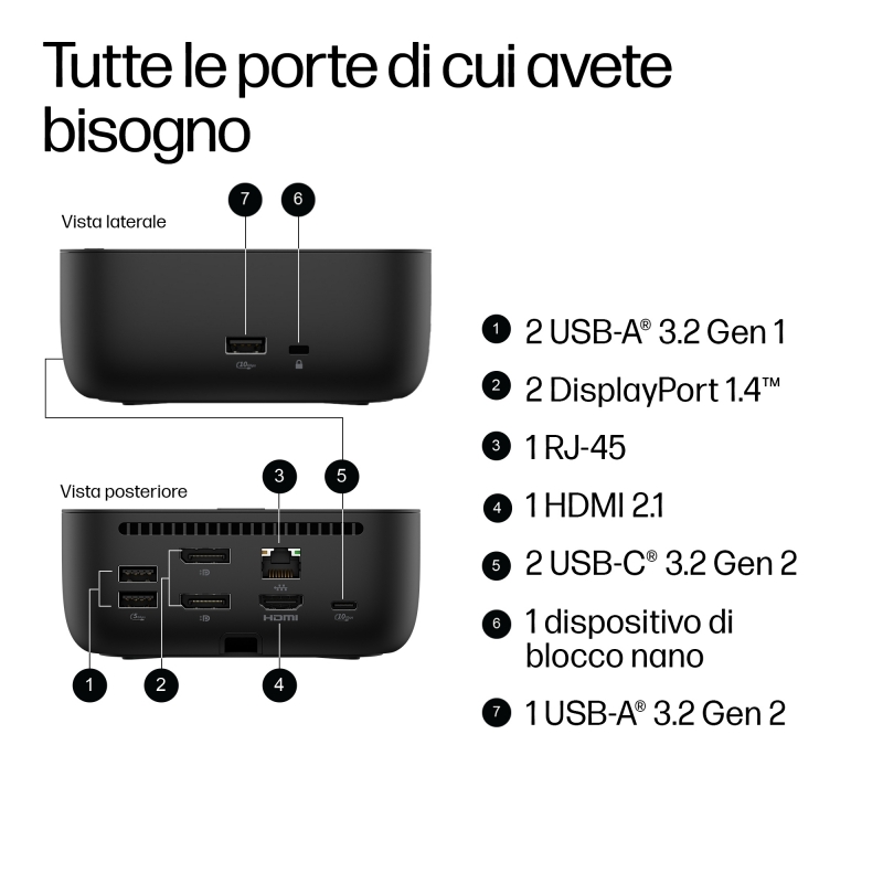 HP Dock USB-C 100W G6